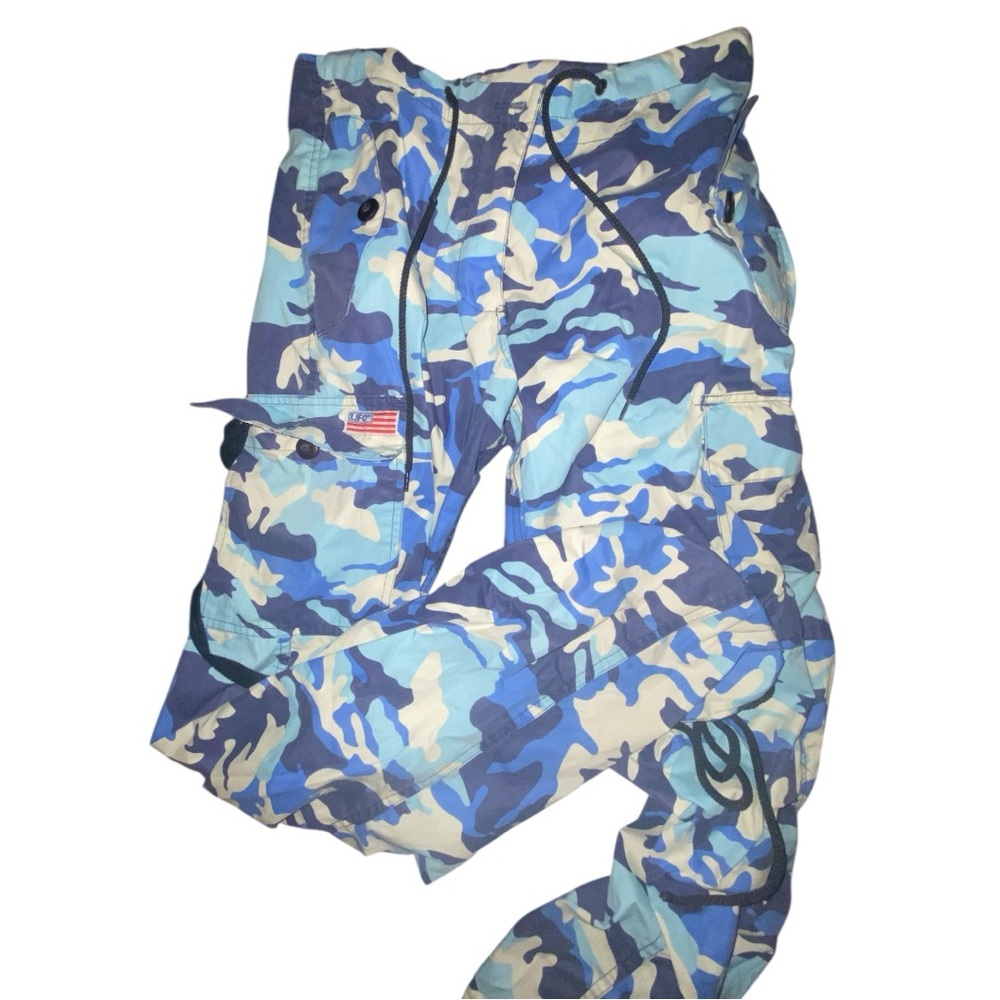 UFO Blue Camo Women's Cargo Pants